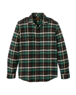 Vintage Flannel Work Shirt - Brown / Cream / Multi Plaid