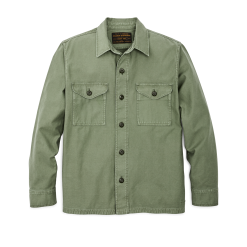 Field Jac-shirt - Washed Fatigue Green