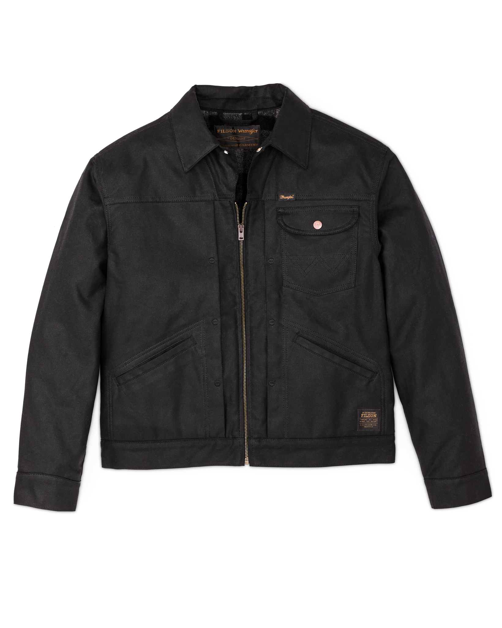 Wrangler X Filson Adventure Jacket - Black - Image 4