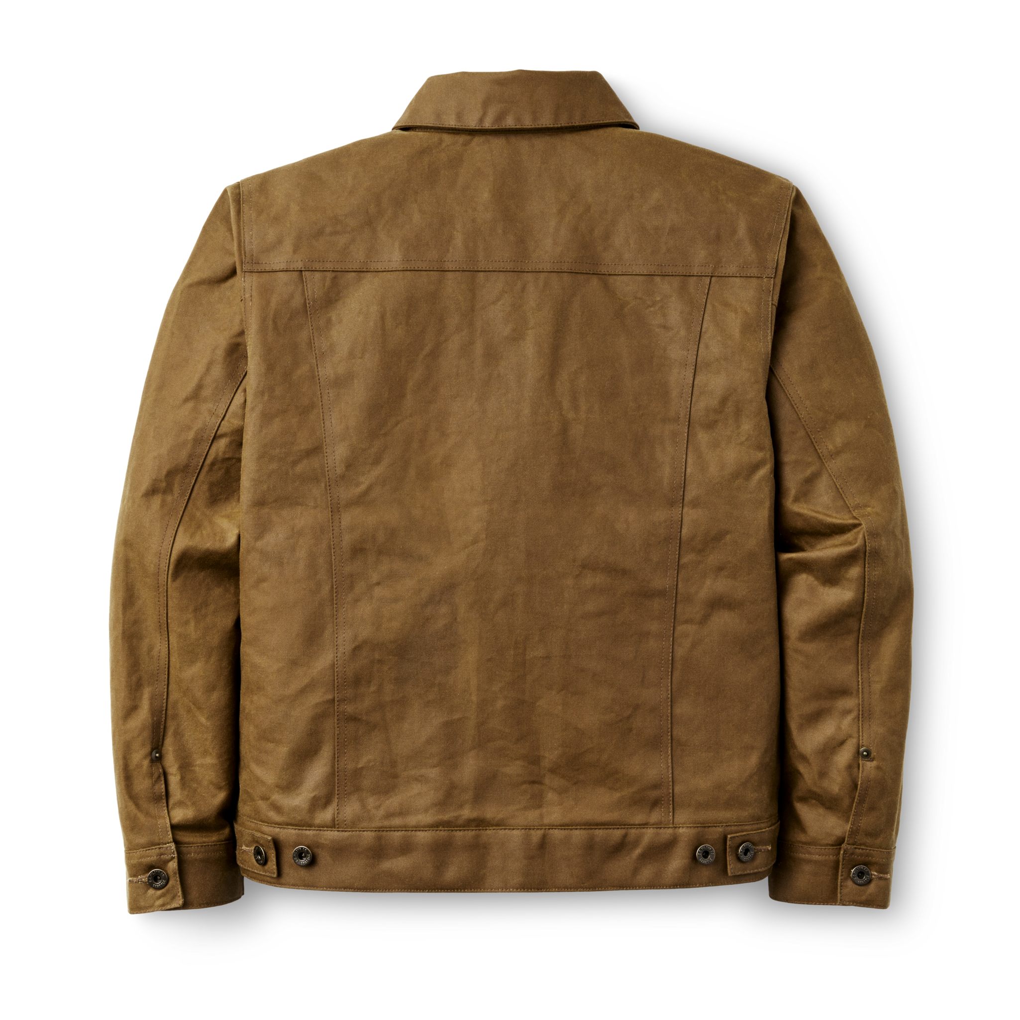 Tin Cloth Short Lined Cruiser Jacket - Dark Tan - Image 3