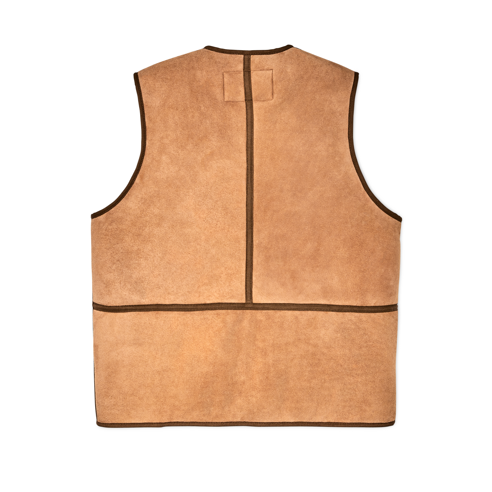 Shearling Cruiser Vest - Almond Beige - Image 2