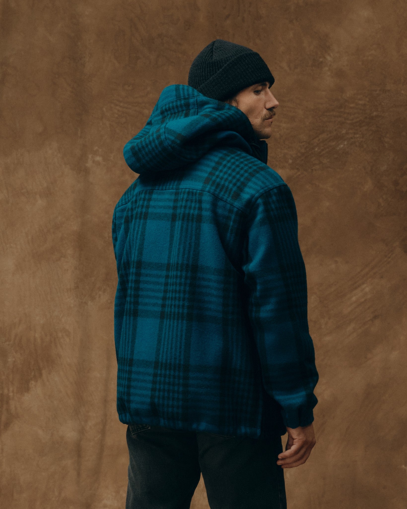 Mackinaw Wool Anorak - Blue / Black Plaid - Image 2