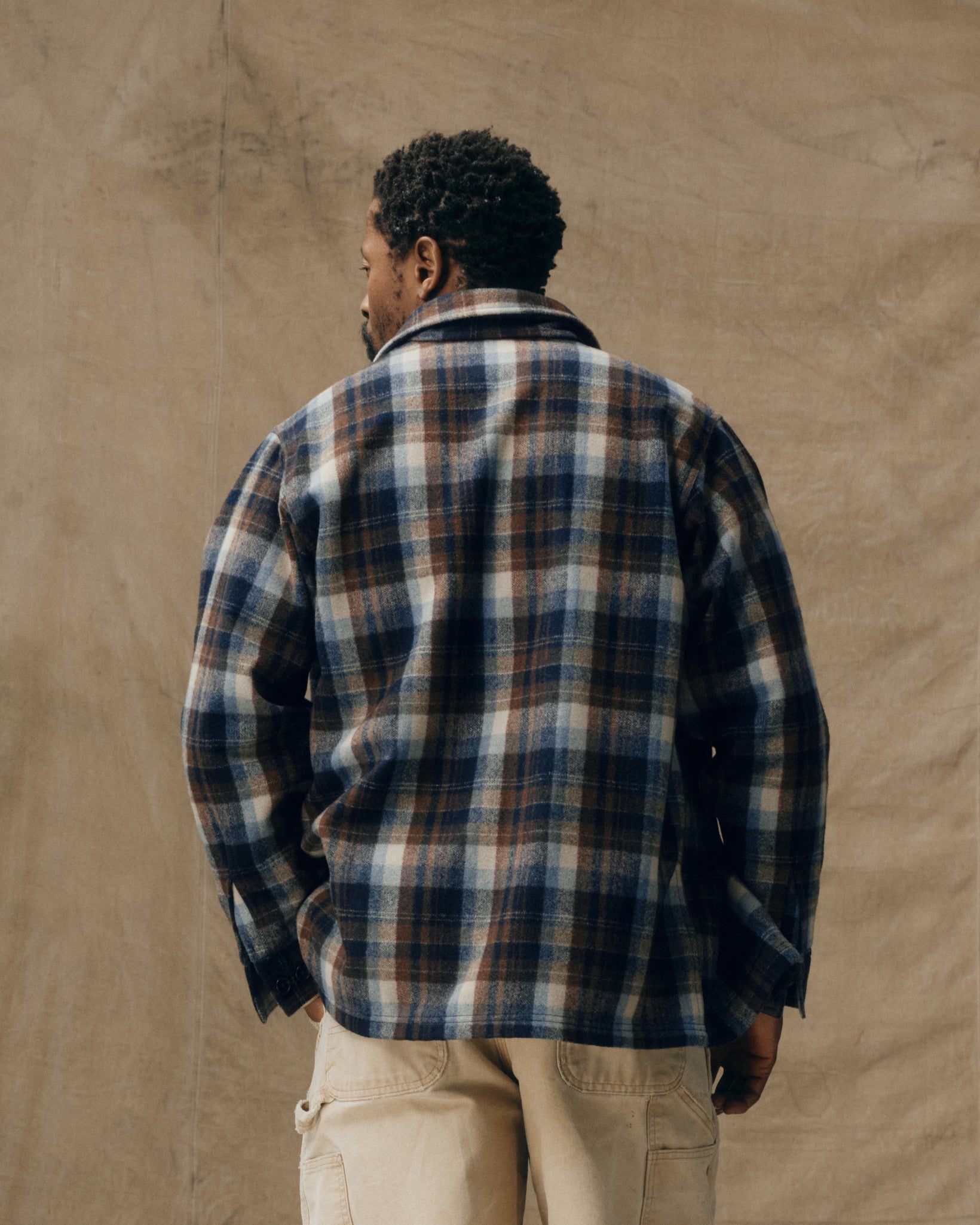 Wool Jac-shirt - Brown / Light Blue Multi Plaid - Image 2