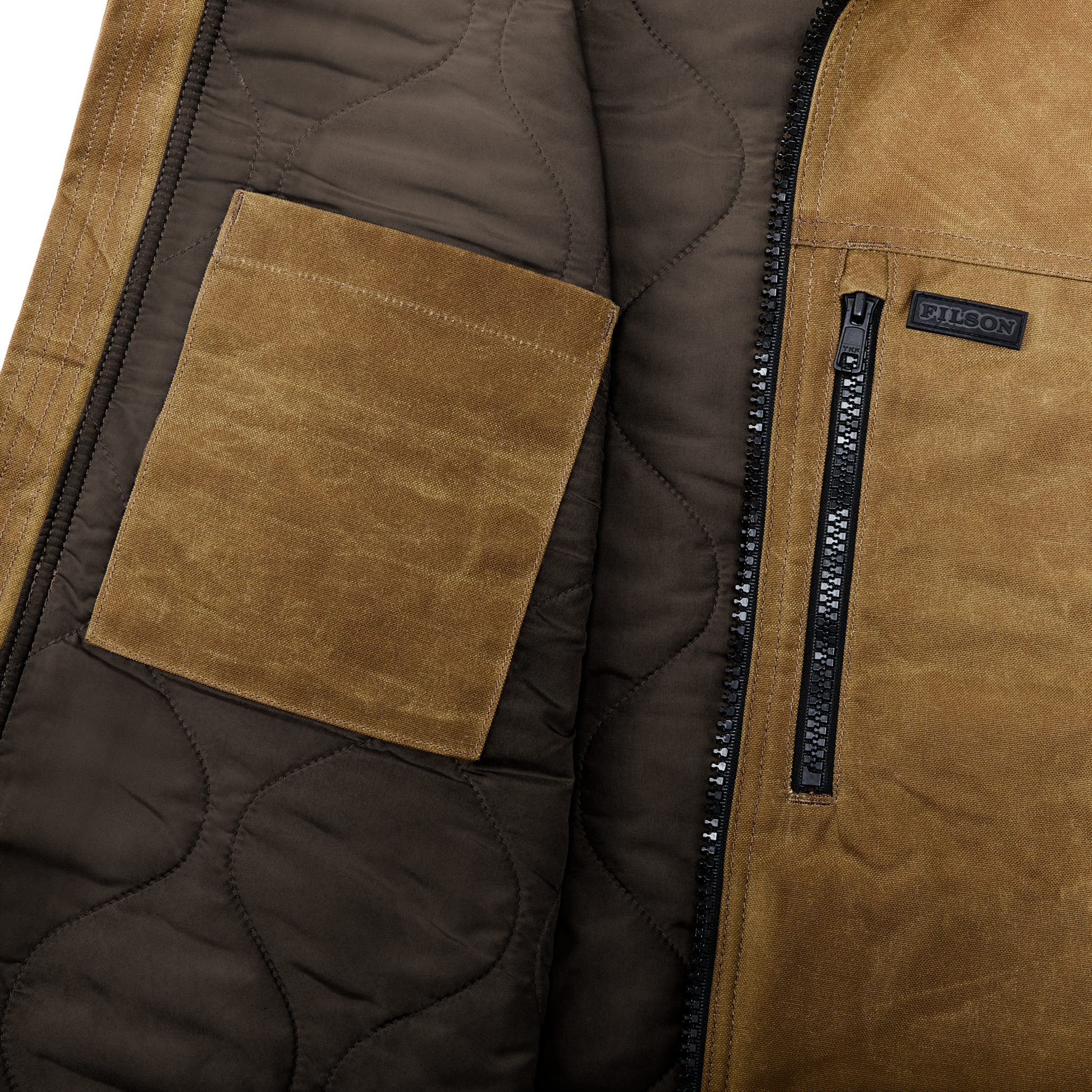 Tin Cloth Primaloft® Vest - Dark Tan 2 - Image 8