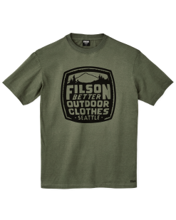 Ranger Graphic T-Shirt - Service Green / Vintage Seal