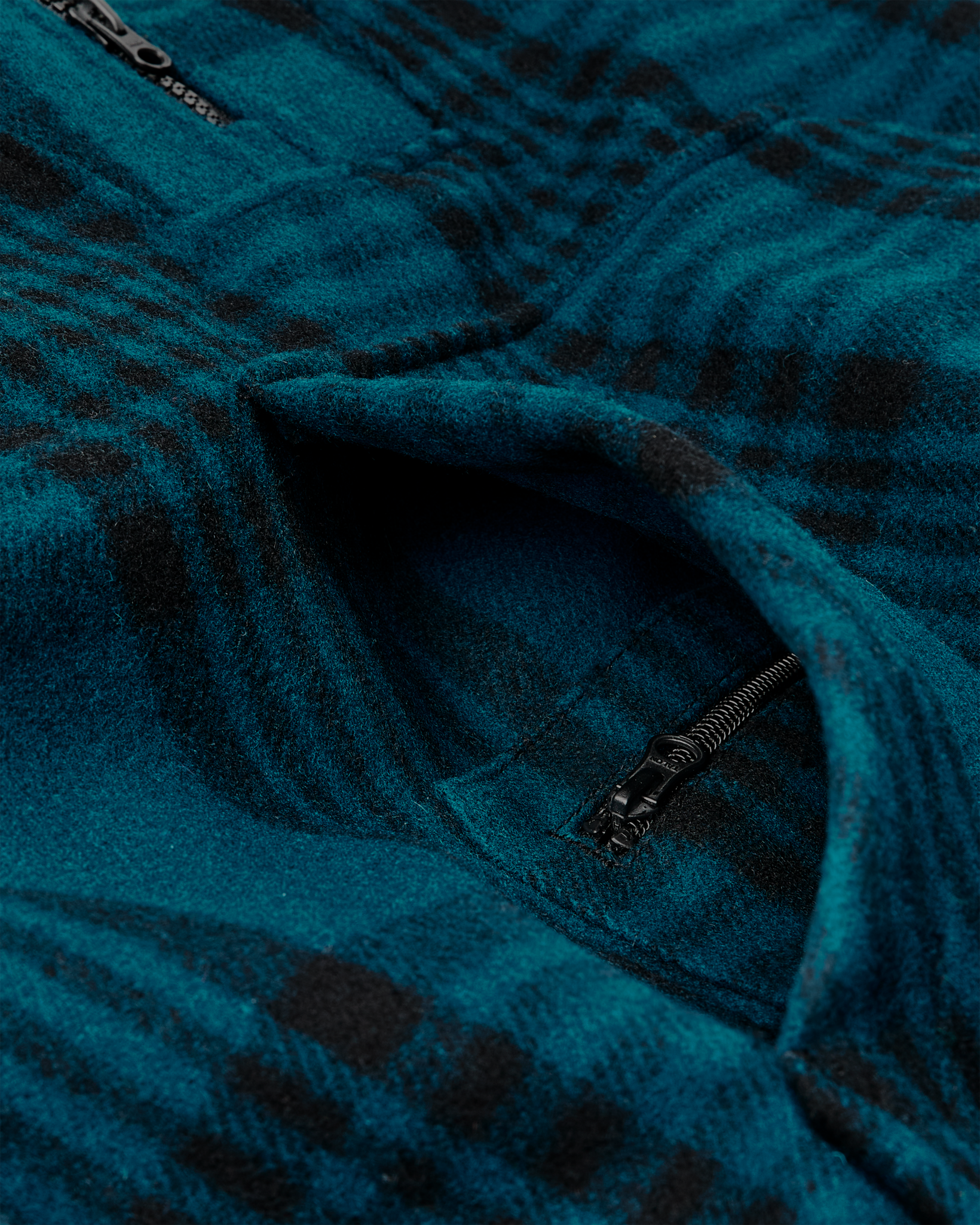 Mackinaw Wool Anorak - Blue / Black Plaid - Image 9