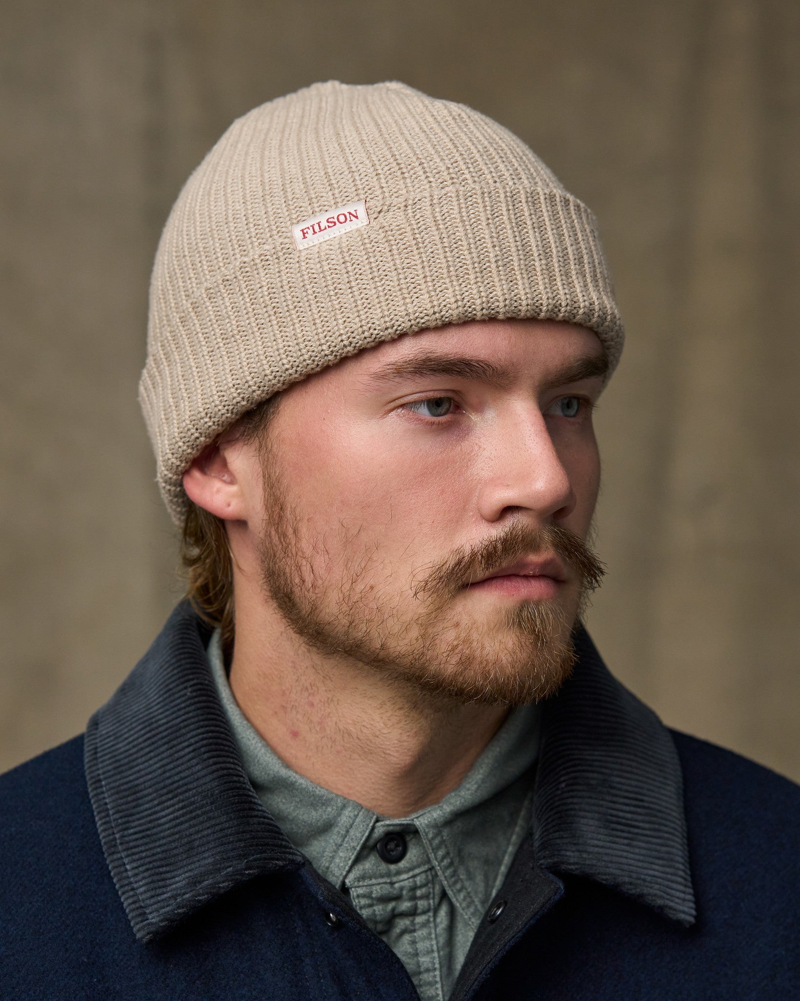 Cotton Watch Cap - Sawdust - Image 2