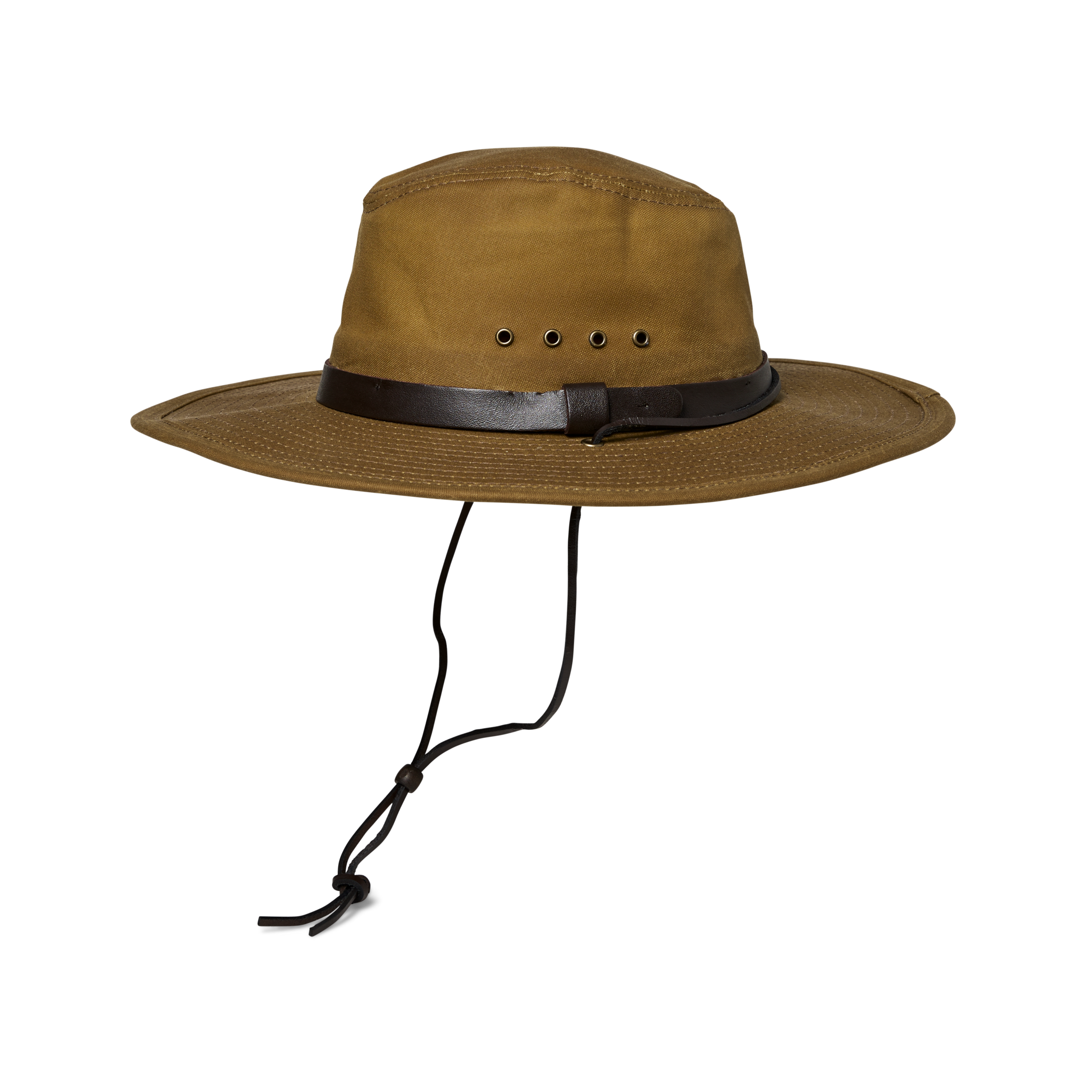 Tin Cloth Bush Hat - Dark Tan - Image 6
