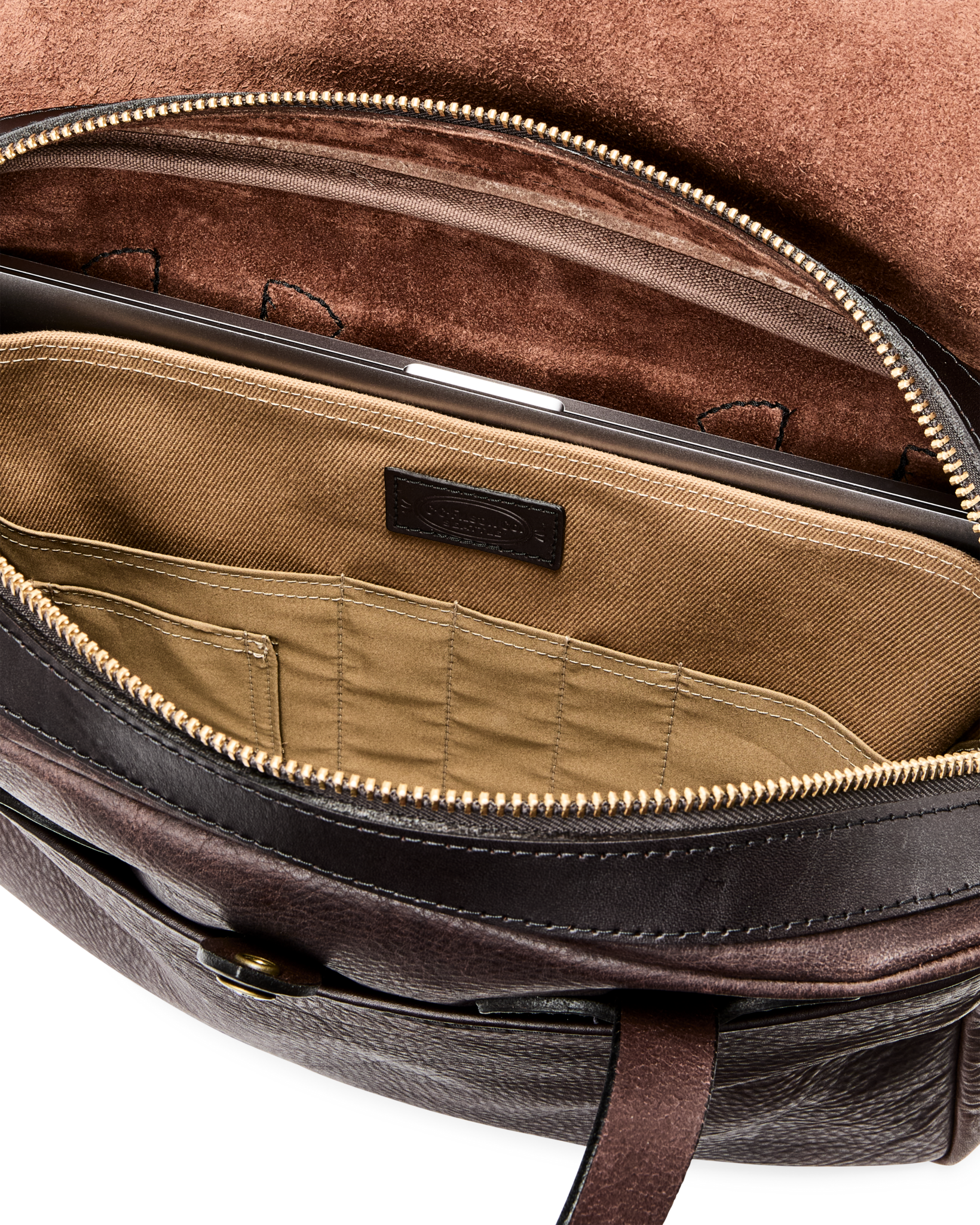 Heritage Leather Original Briefcase - Ballard Brown - Image 6