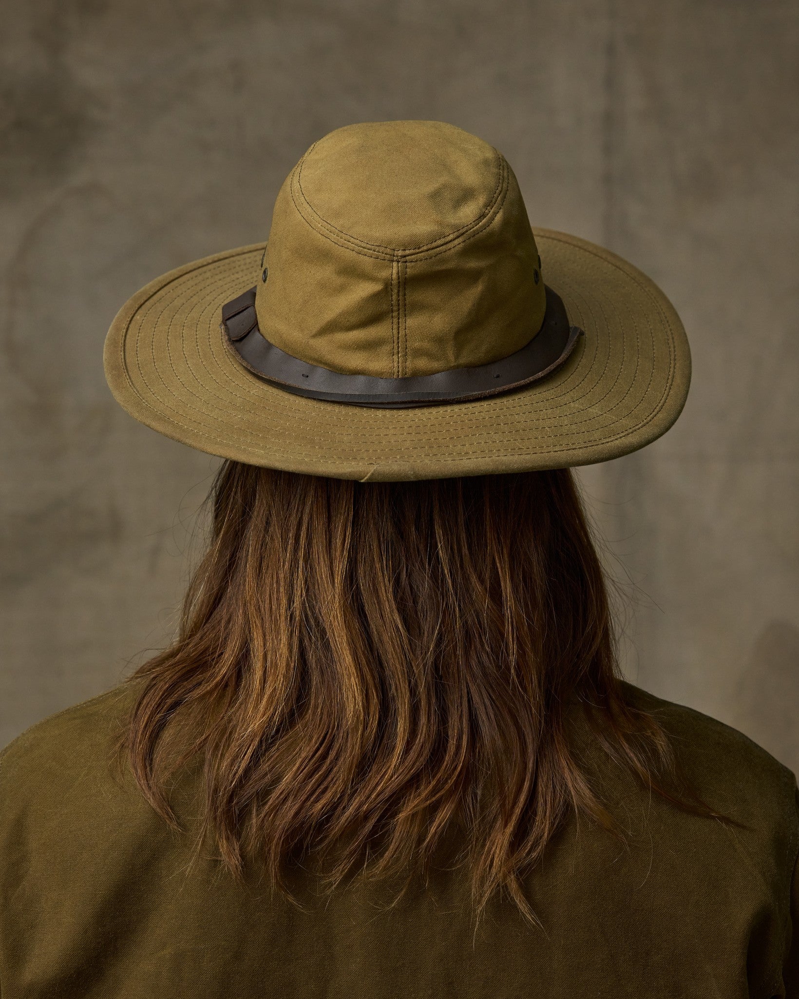 Tin Cloth Bush Hat - Dark Tan - Image 2
