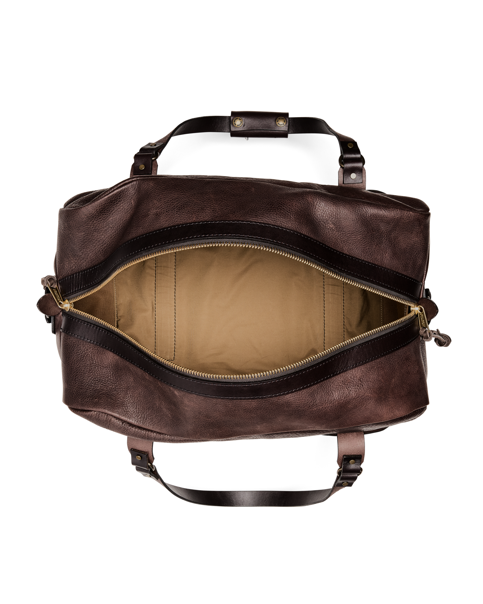 Heritage Leather Medium Duffle Bag - Ballard Brown - Image 7
