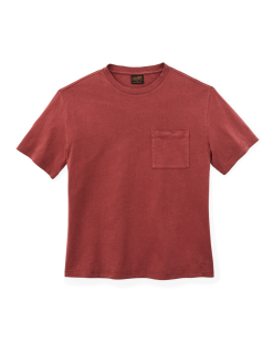 Women's Short Sleeve Pocket Tee - Fired Brick