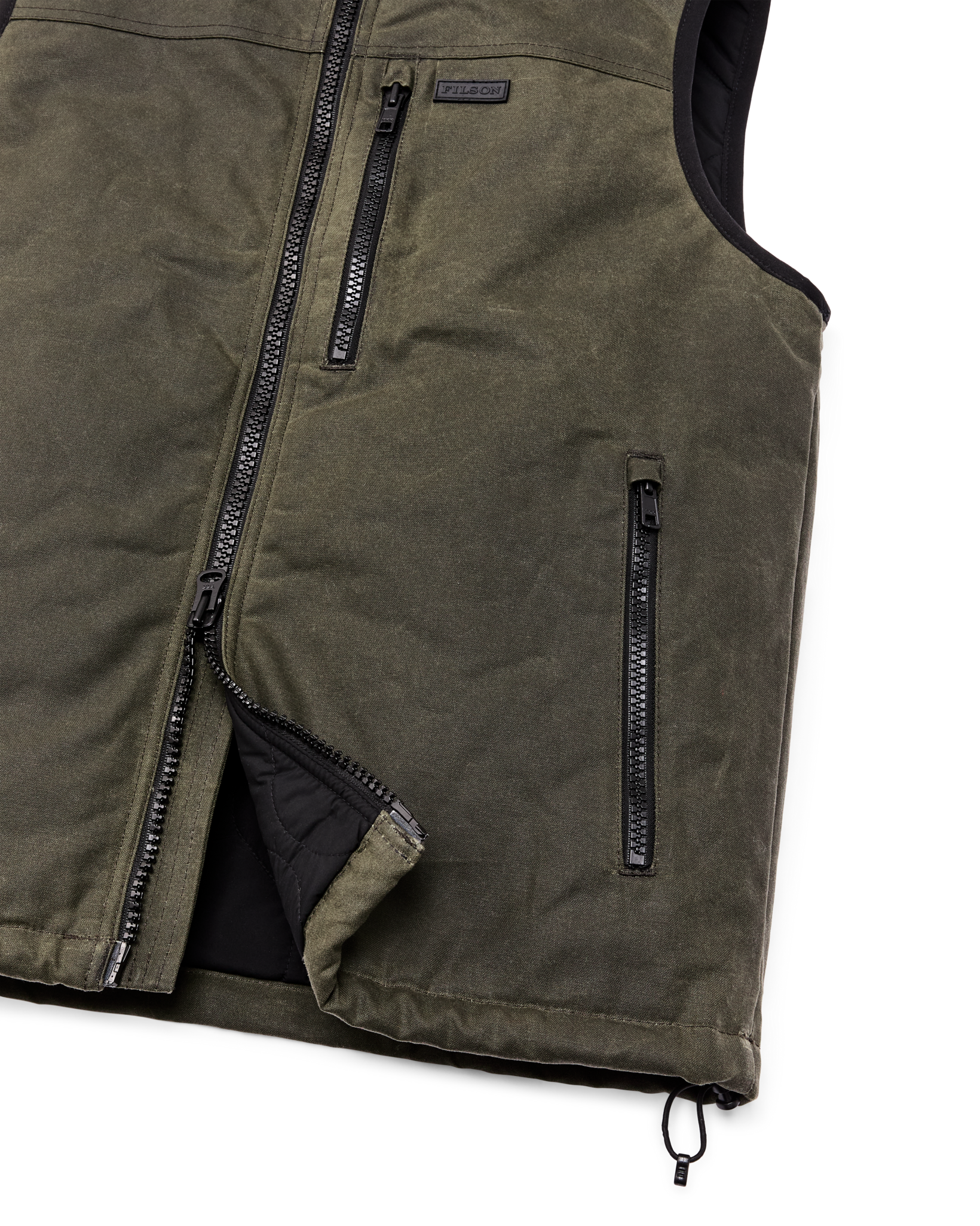 Tin Cloth Primaloft Vest - Otter Green - Image 4