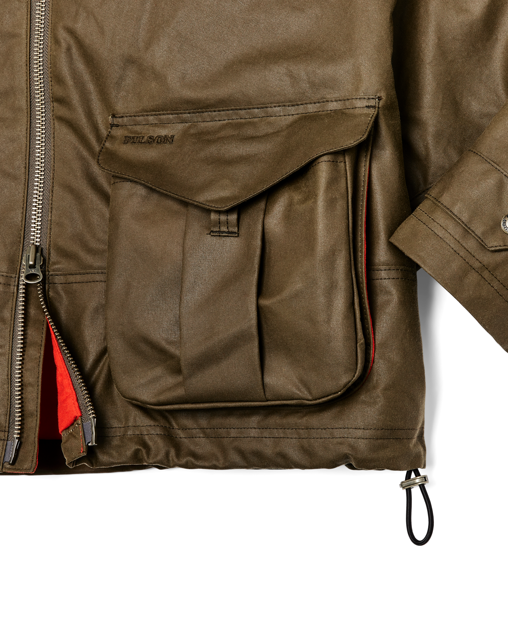 Women's Shelter Cloth Short Work Jacket - Dark Tan - Image 9