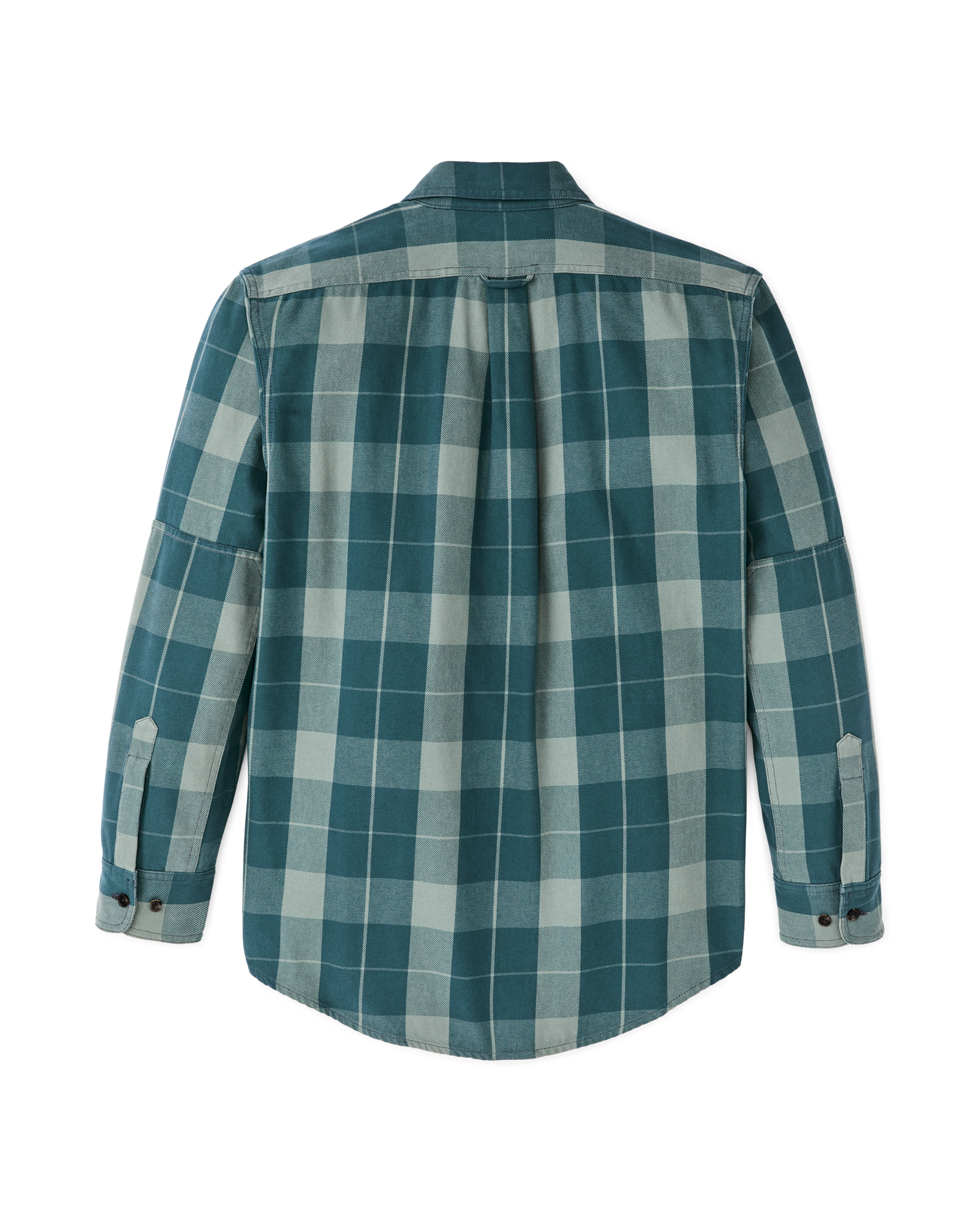 Vintage Wash Alaskan Guide Shirt - Jasper / Dark Teal Plaid - Image 5