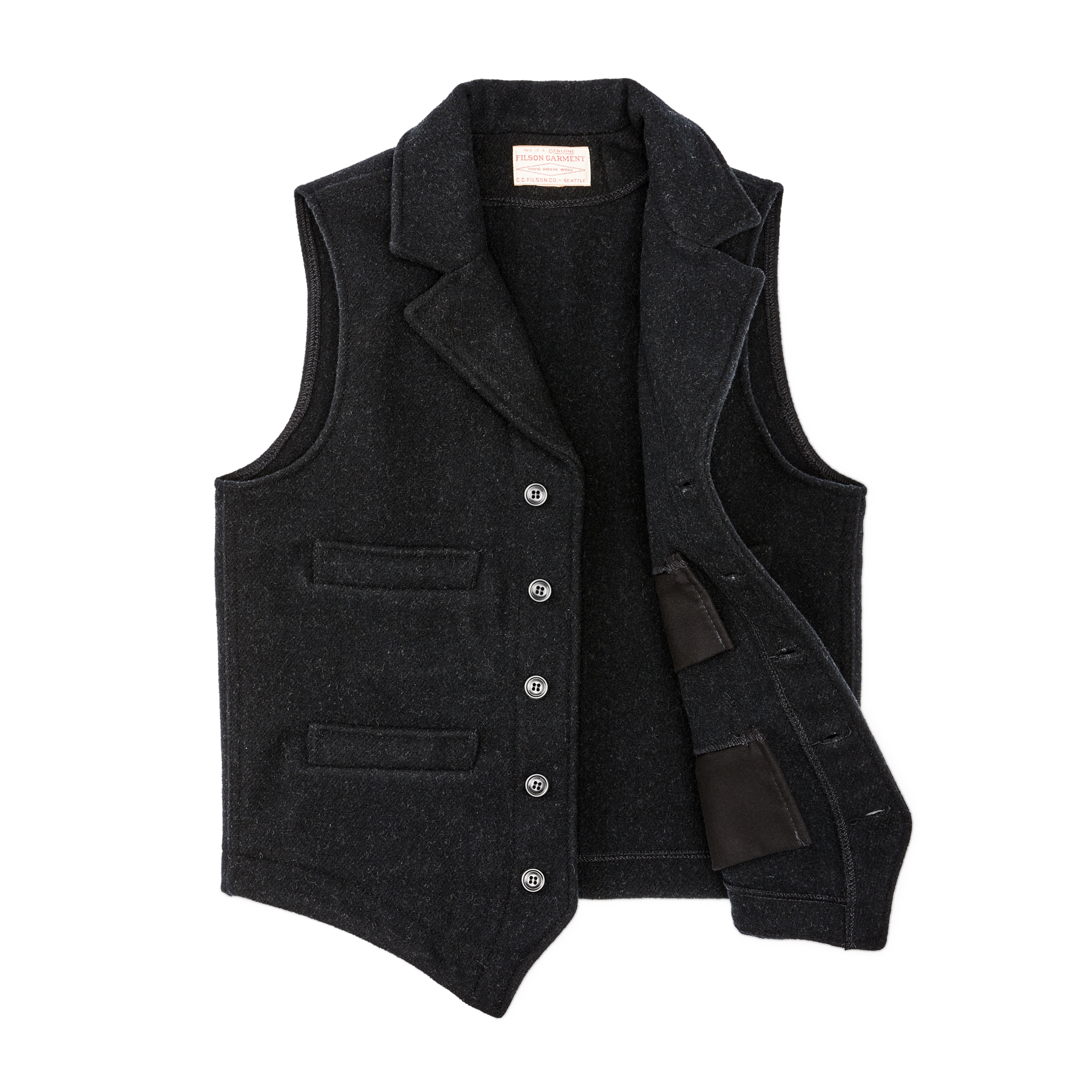 Western Vest - Charcoal - Image 4