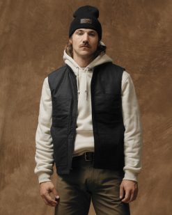Tin Cloth Insulated Work Vest - Black