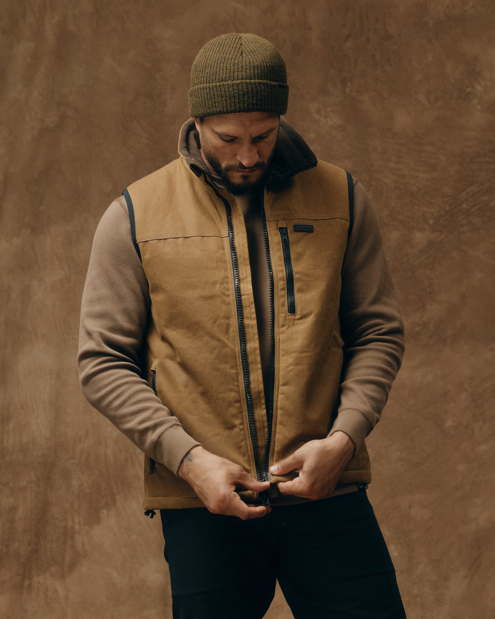 Tin Cloth Primaloft® Vest - Dark Tan 2 - Image 6