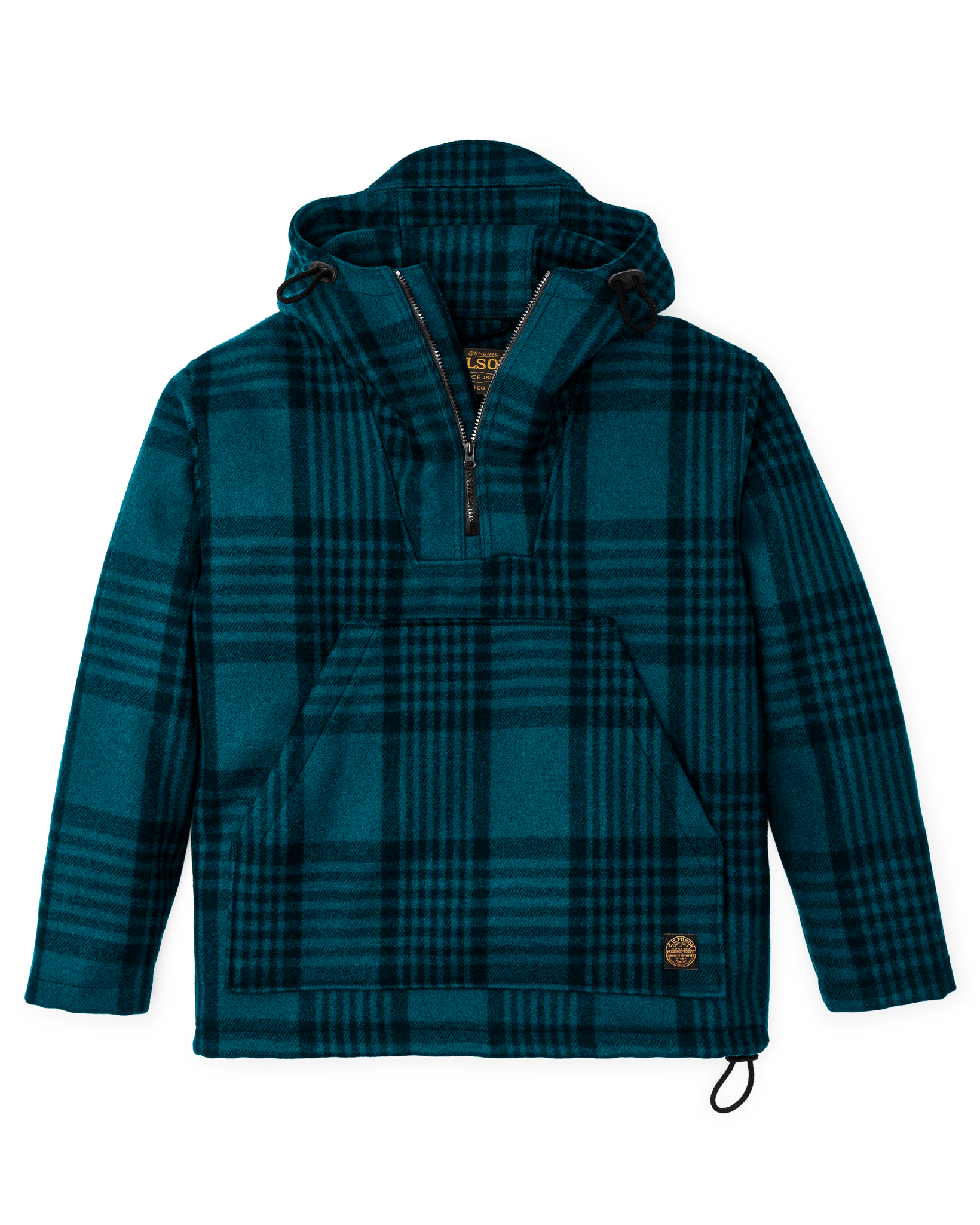 Mackinaw Wool Anorak - Blue / Black Plaid - Image 4