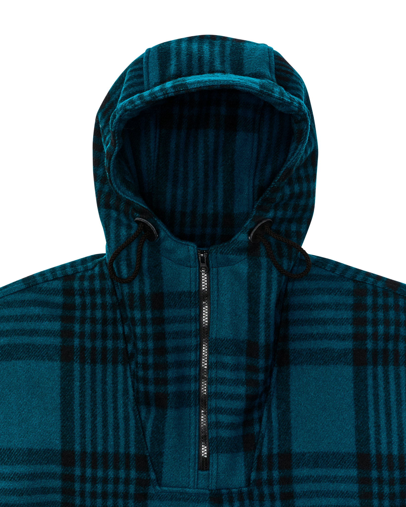 Mackinaw Wool Anorak - Blue / Black Plaid - Image 6