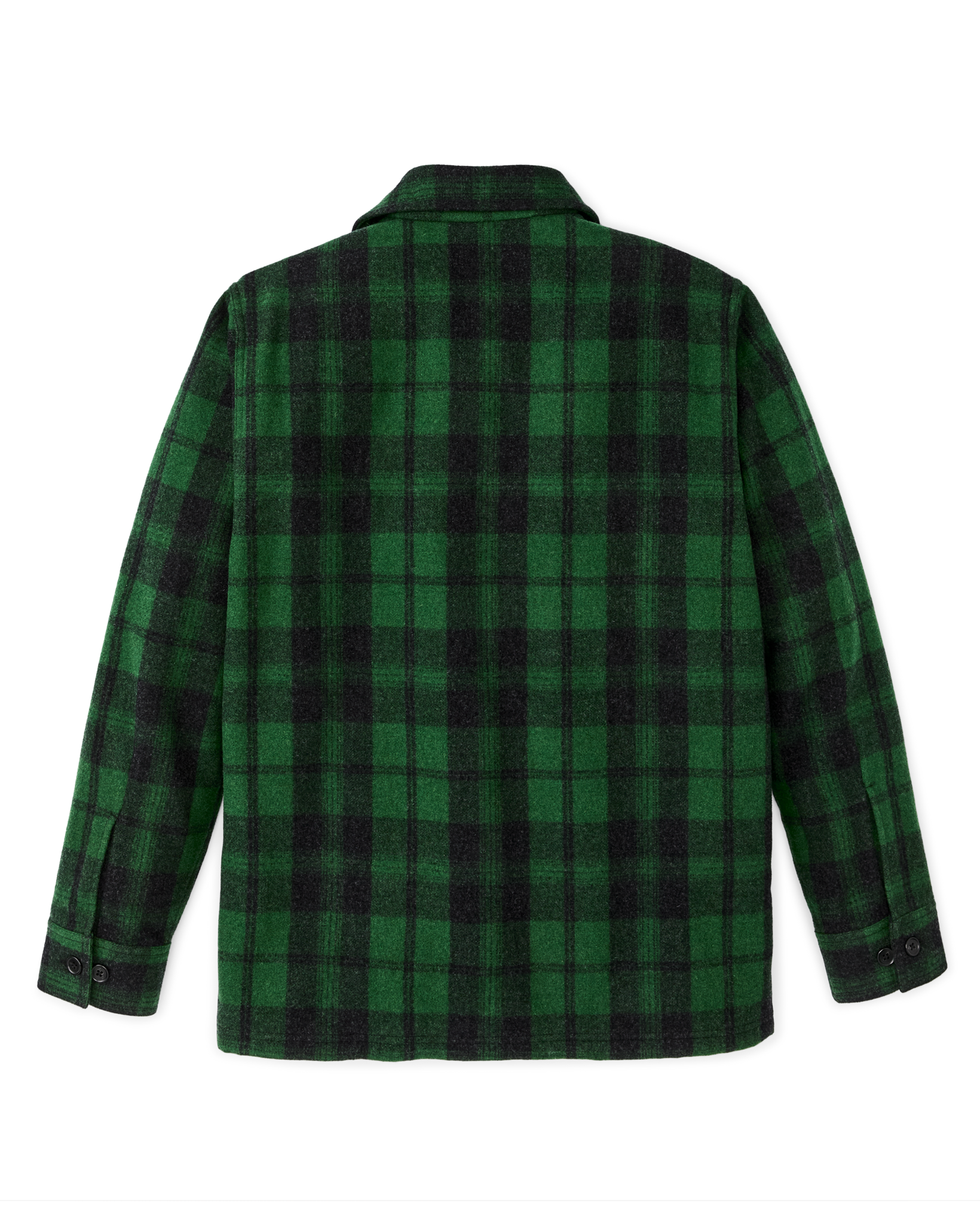 Wool Jac-shirt - Green / Black Plaid - Image 2