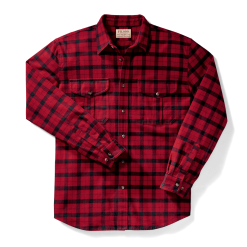 Alaskan Guide Shirt - Extra Long - Red/black Plaid