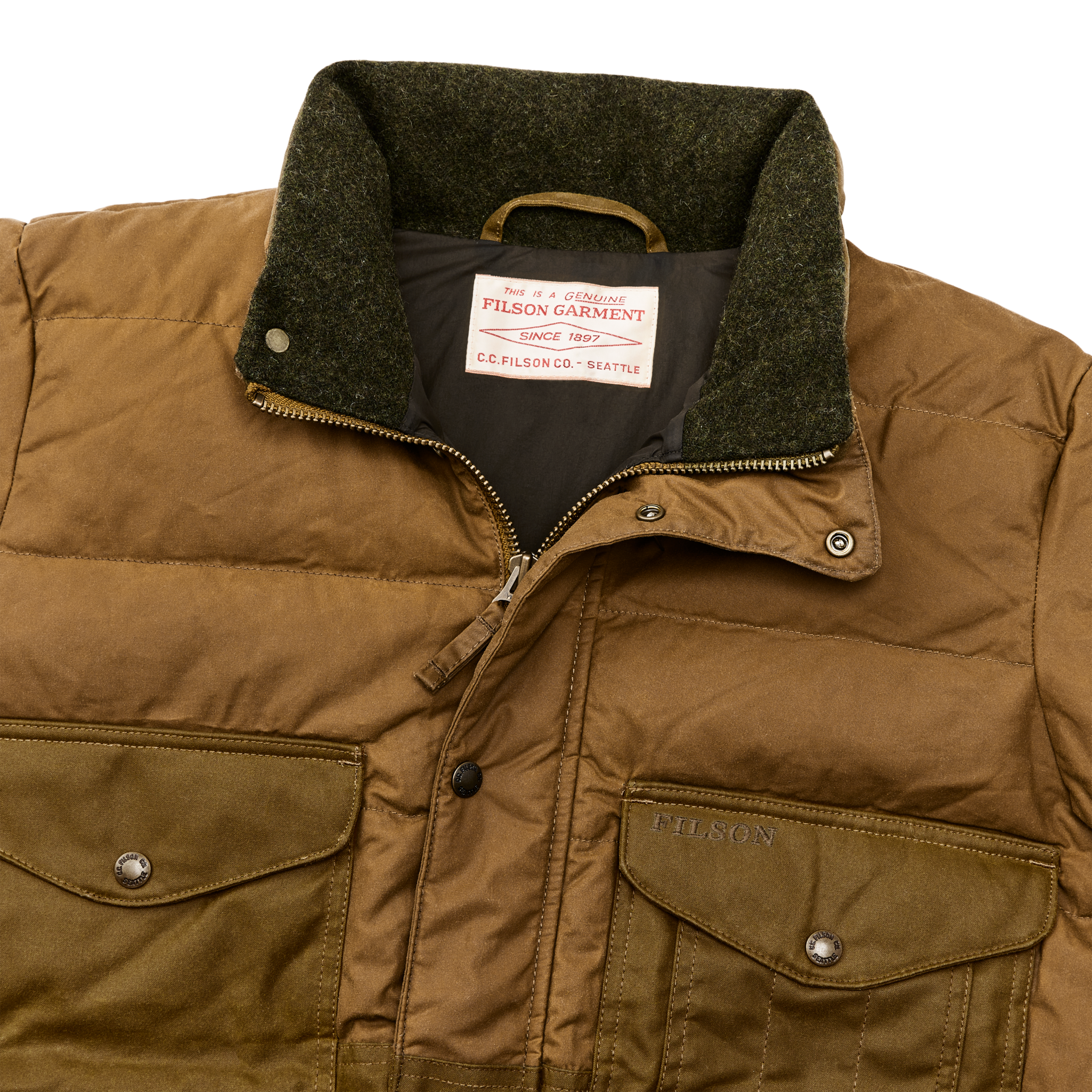 Down Cruiser Jacket - Dark Tan - Image 6