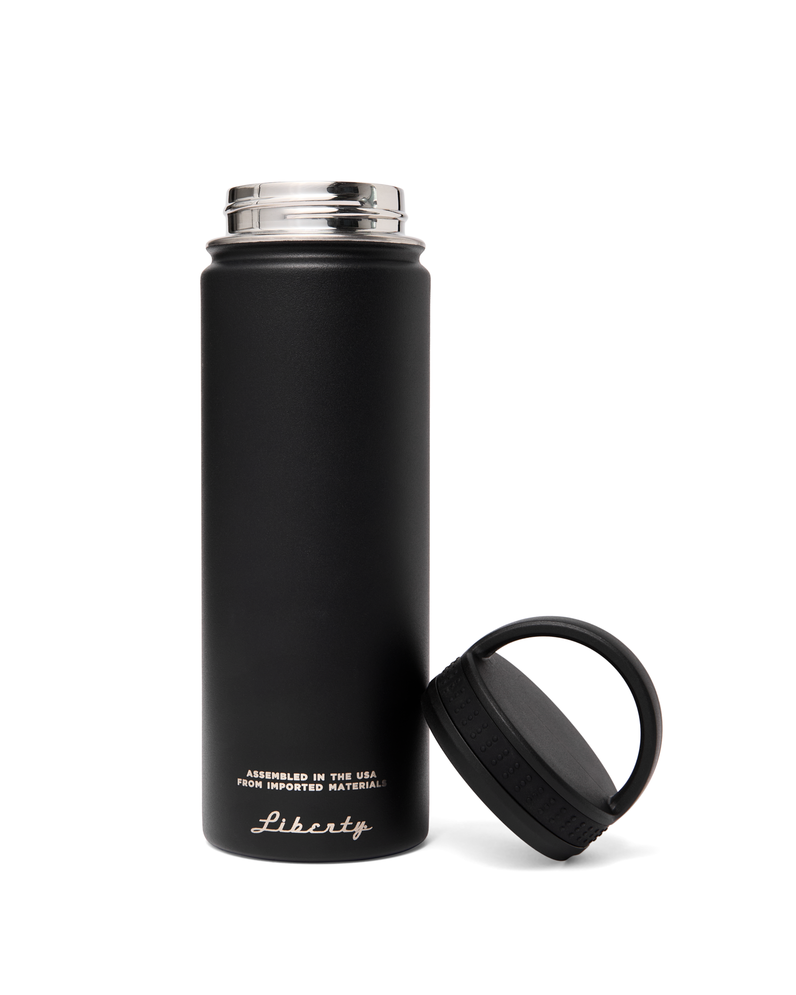Insulated Water Bottle - Black / Logo - Image 2