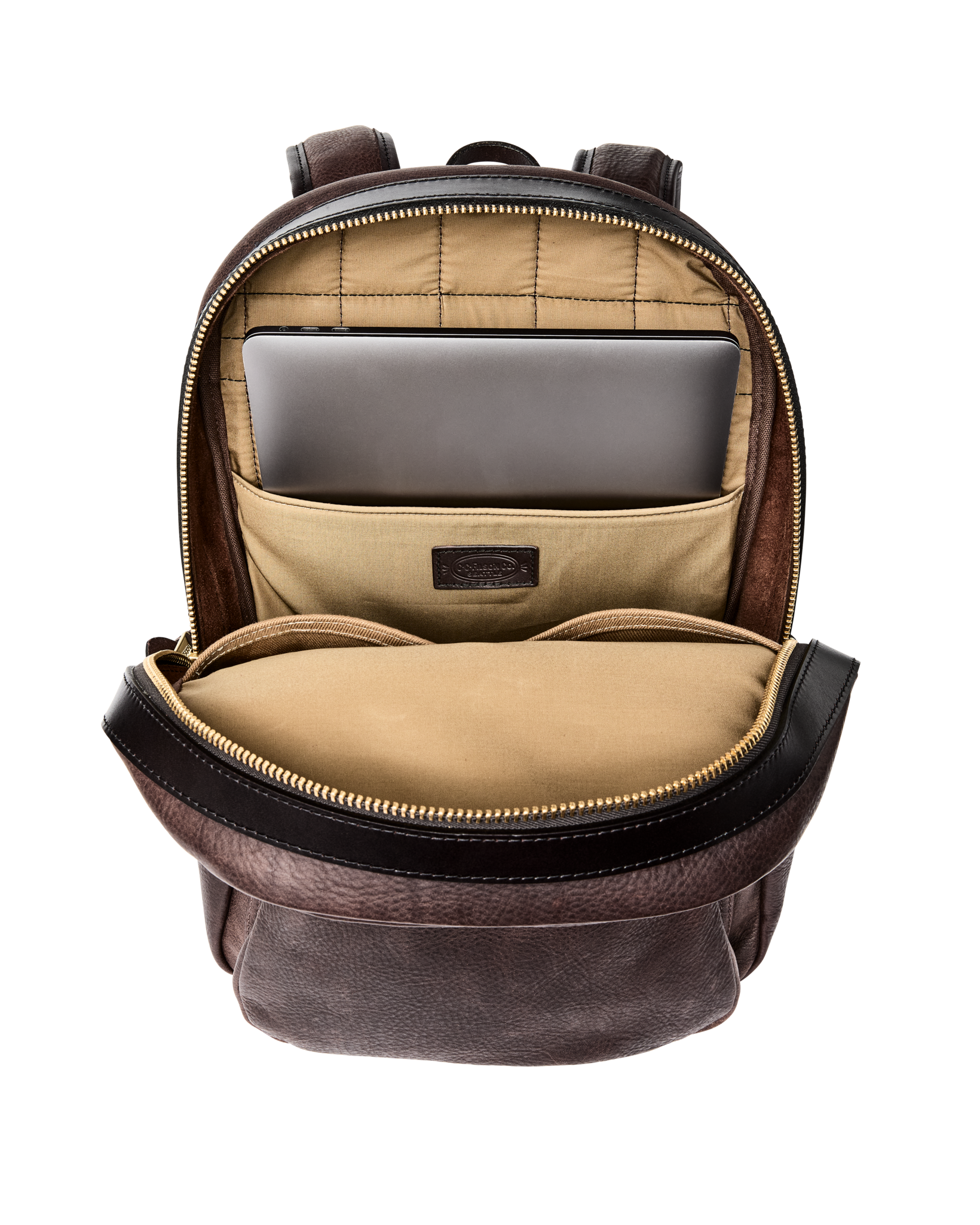 Heritage Leather Journeyman Backpack - Ballard Brown - Image 6