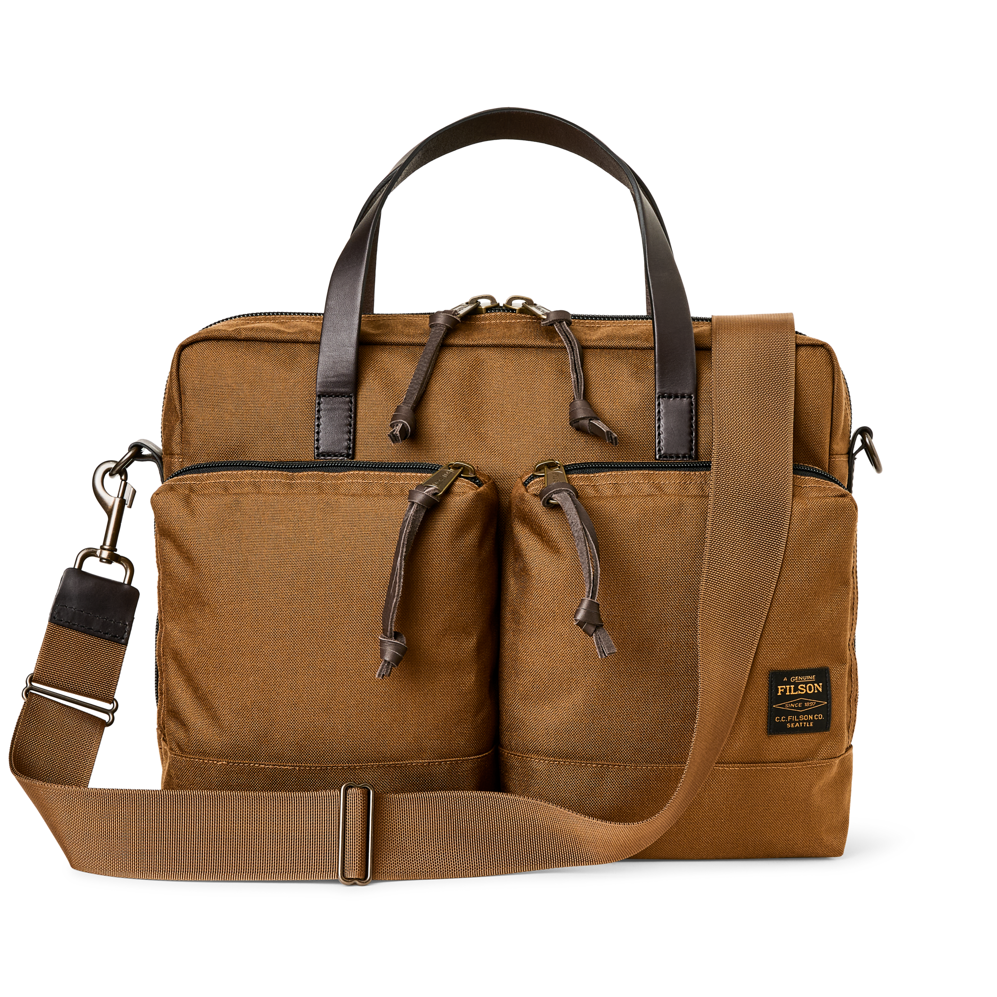 Dryden Briefcase - Whiskey - Image 3